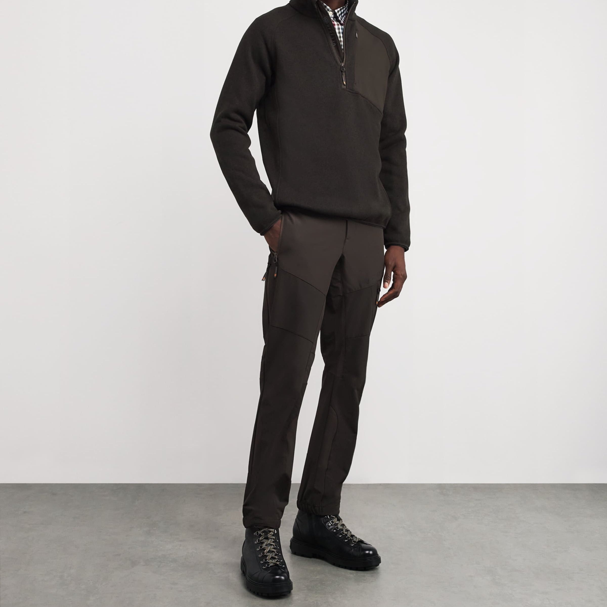 Beretta Brown Abisko Half-Zip Fleece