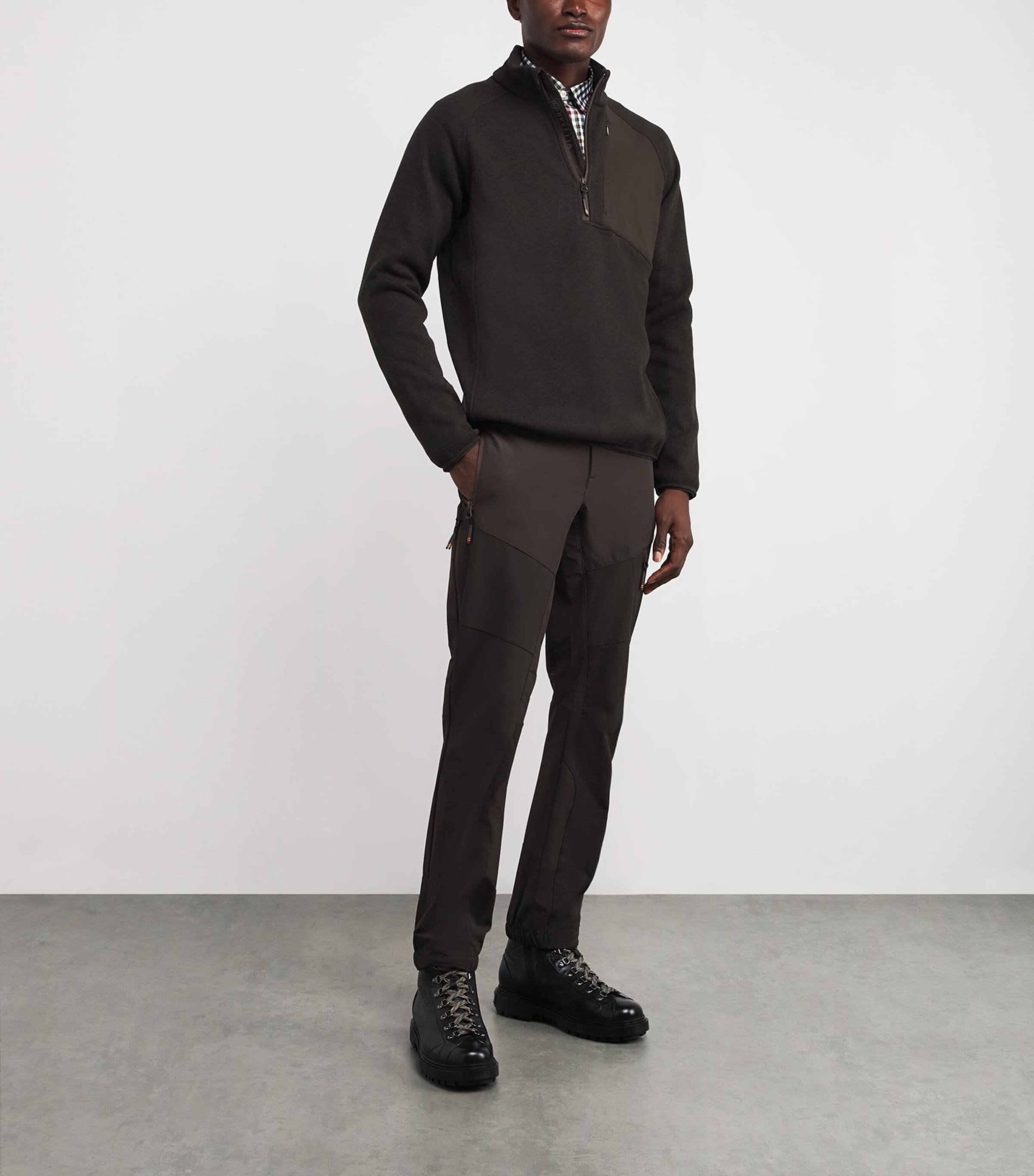 Beretta Brown Abisko Half-Zip Fleece