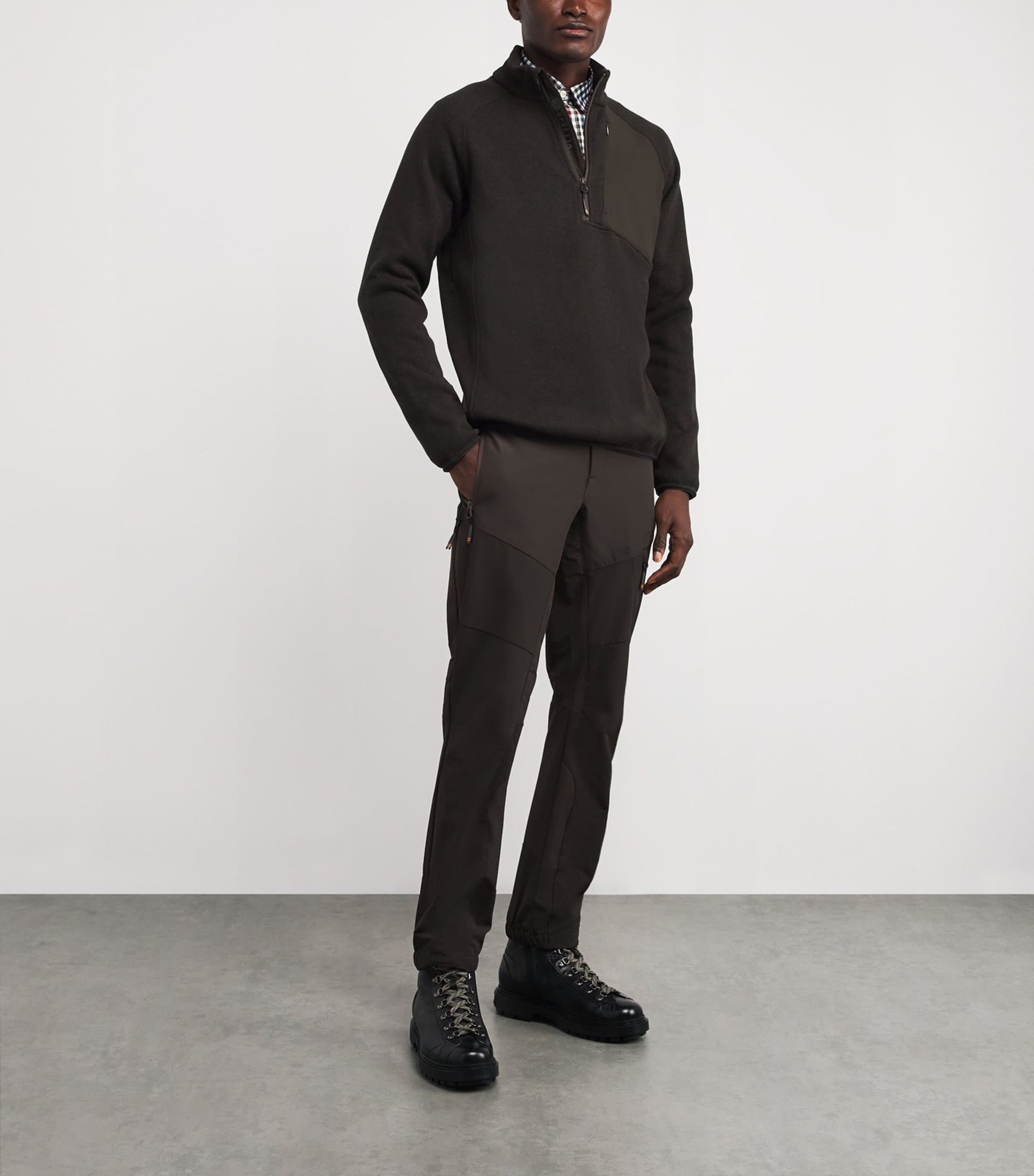 Beretta Brown Abisko Half-Zip Fleece