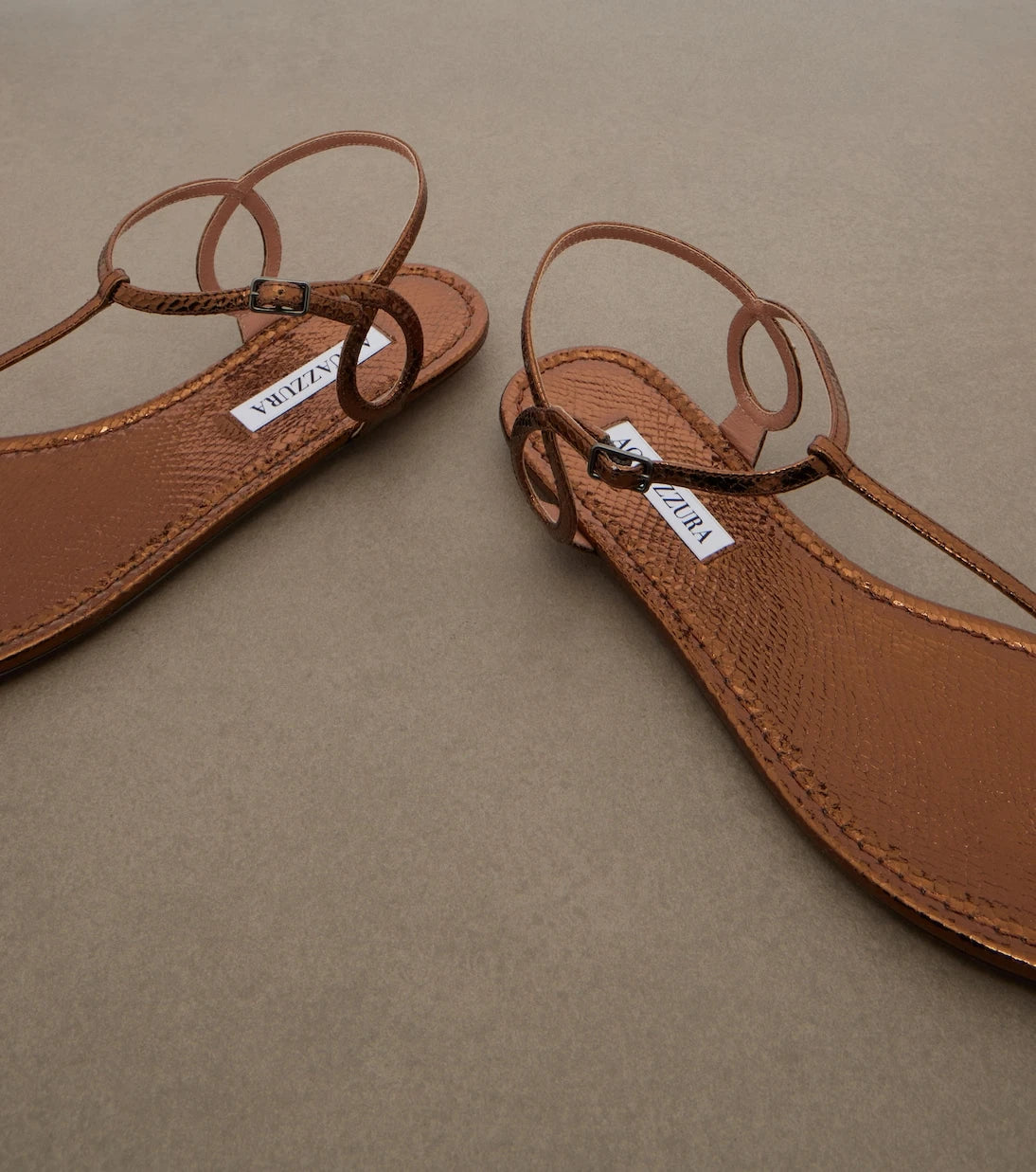 Aquazzura - Almost Bare leather thong sandals