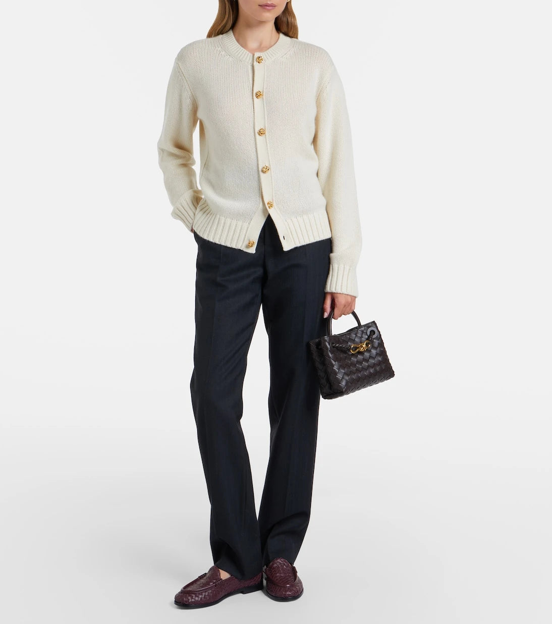 Bottega Veneta - Andiamo Mini leather top-handle bag