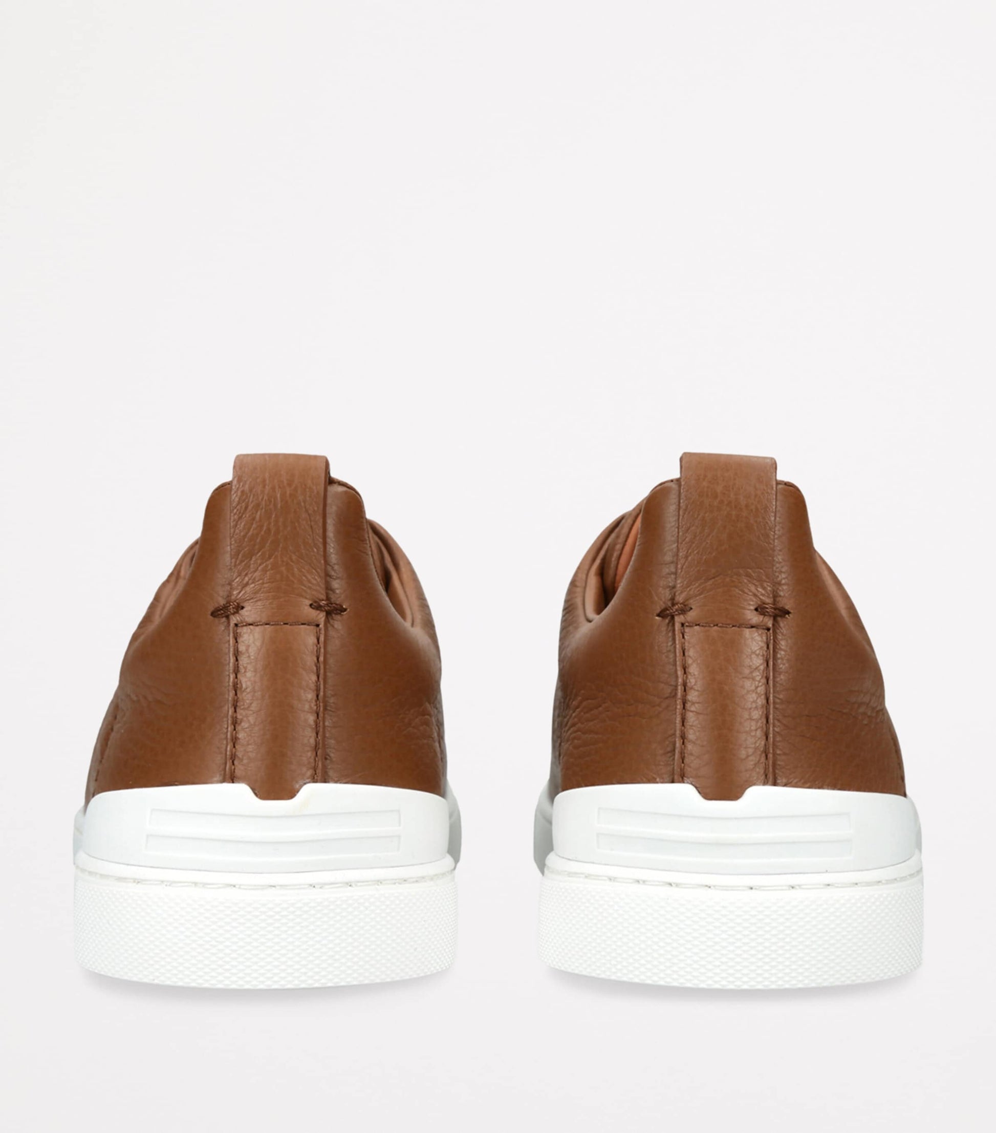 Leather Triple Stitch Sneakers