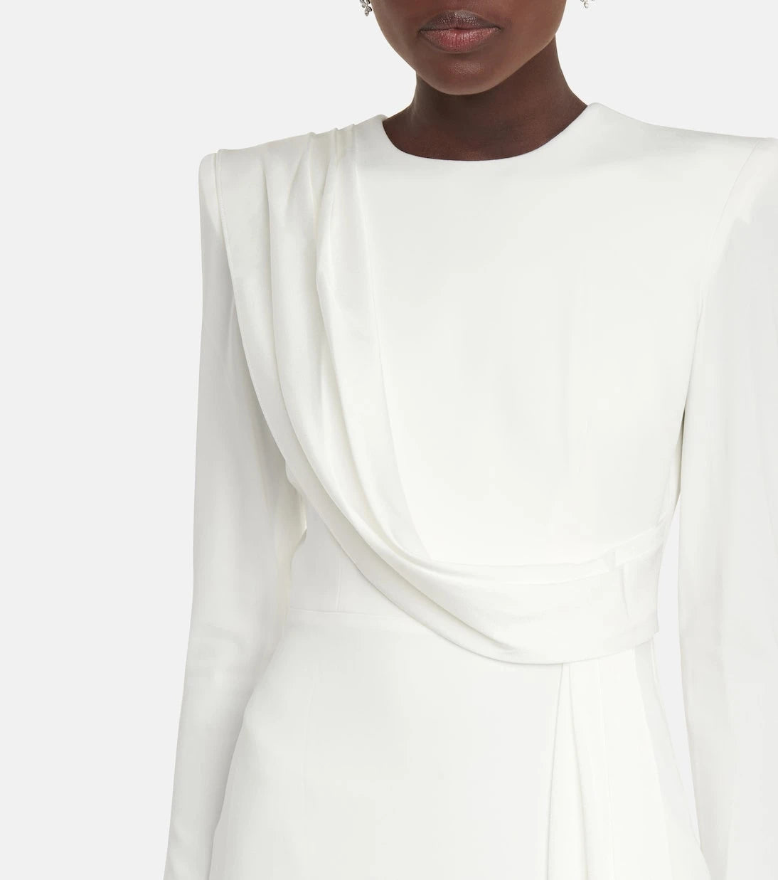 Alex Perry - Bridal Maxwell satin-crêpe bridal gown