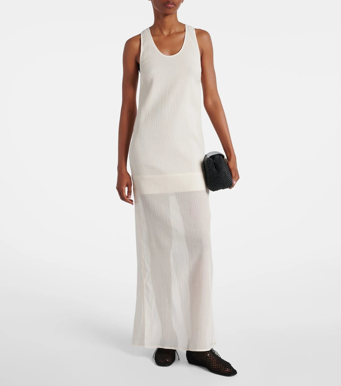 Toteme - Cotton and silk maxi dress