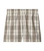 Burberry Ivory Cotton Check Drawstring Shorts