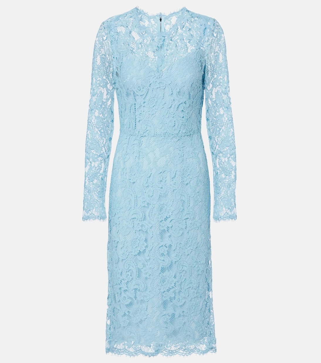 Dolce&Gabbana - Cotton-blend lace cocktail dress