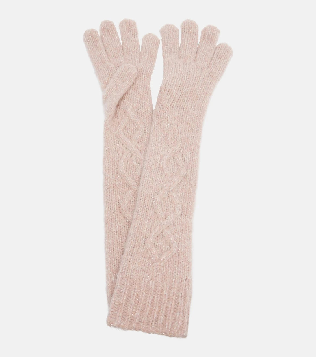 Moncler - Embroidered alpaca-blend gloves