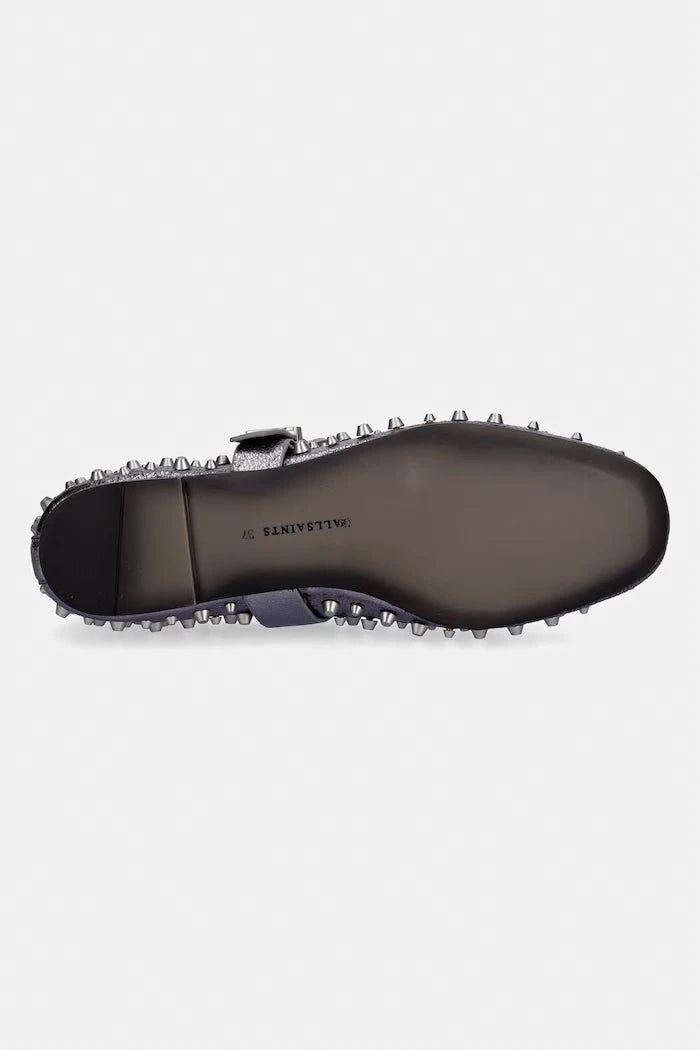 Кожени балеринки AllSaints Sabine Stud Shoe