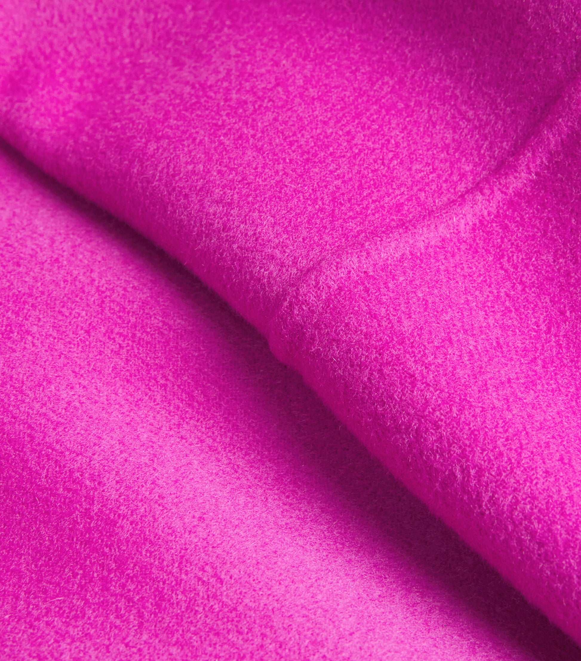 Virgin Wool Arona Wrap Coat FUCHSIA