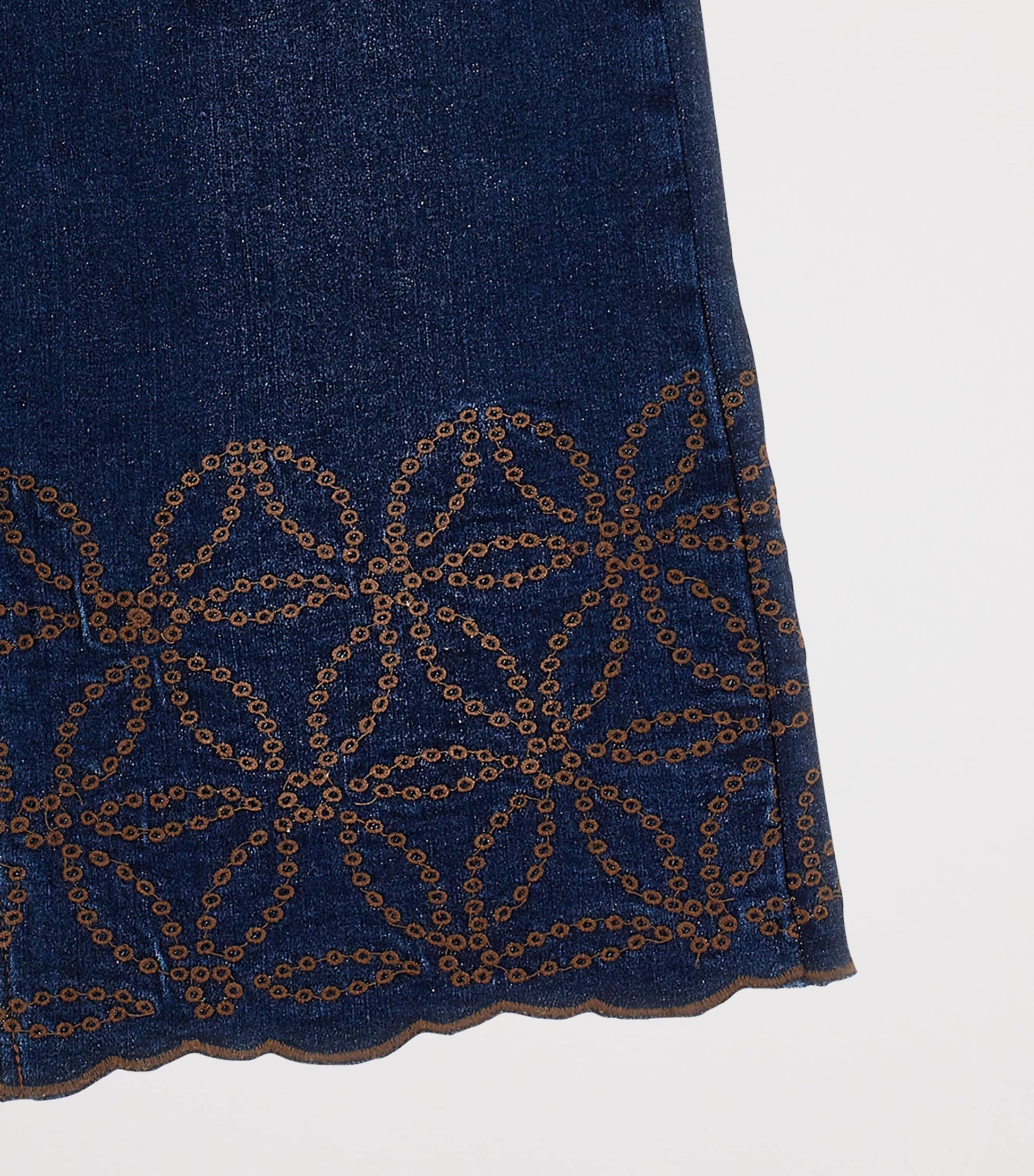 Embroidered-Detail Jeans (4-12 Years)