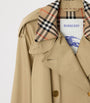Burberry Beige Mid-Length Castleford Trench Coat