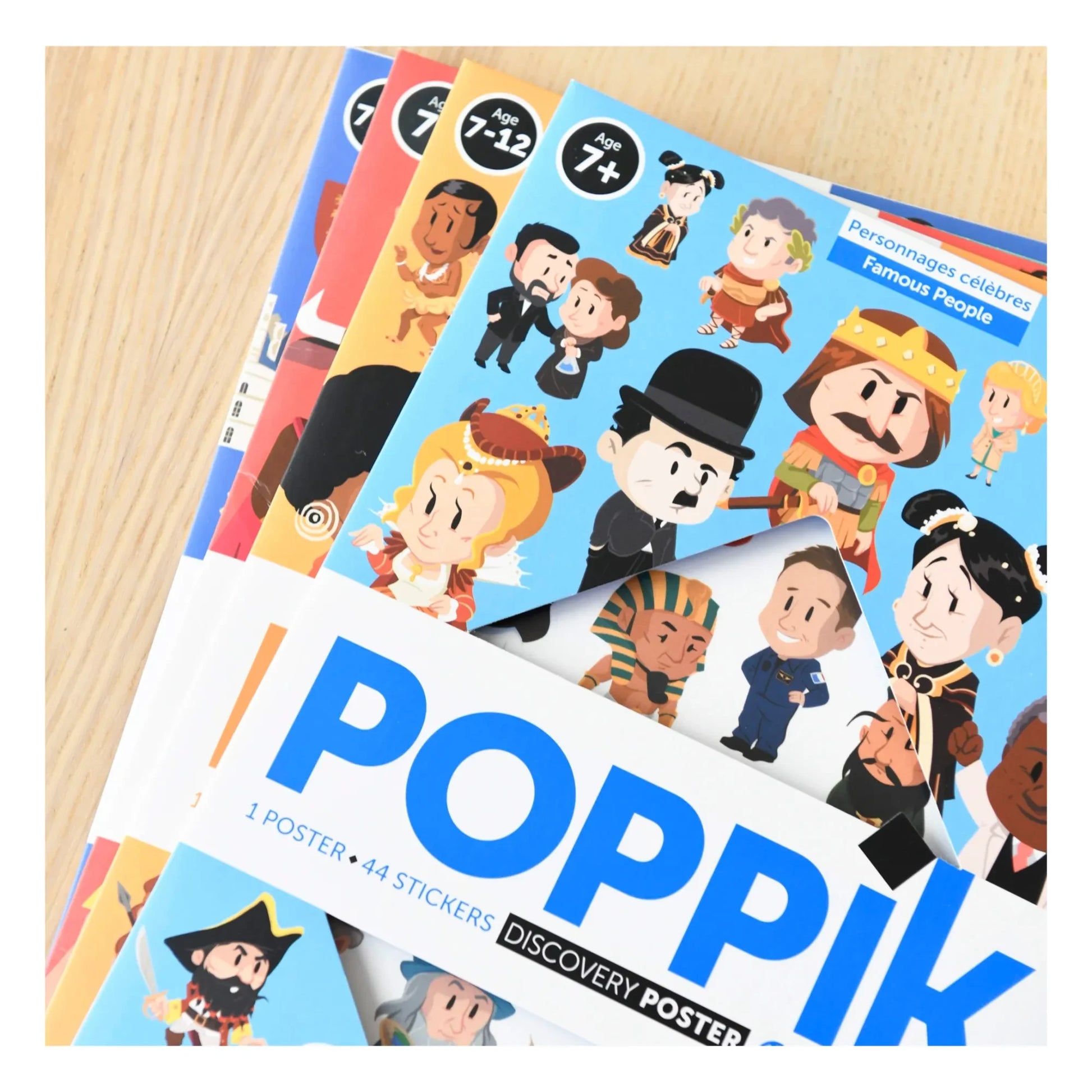 Poppik - Famous People Sticker Poster