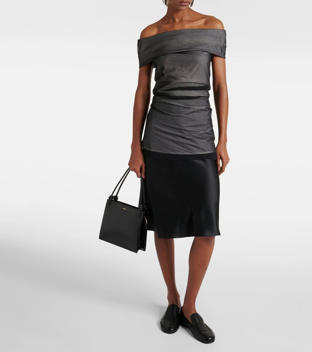 Proenza Schouler - Allegra ruched off-shoulder top