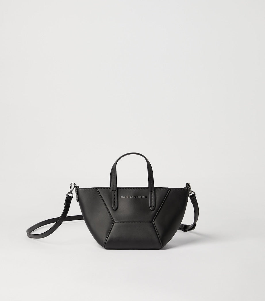 Mini Calfskin BC Duo Tote Bag
