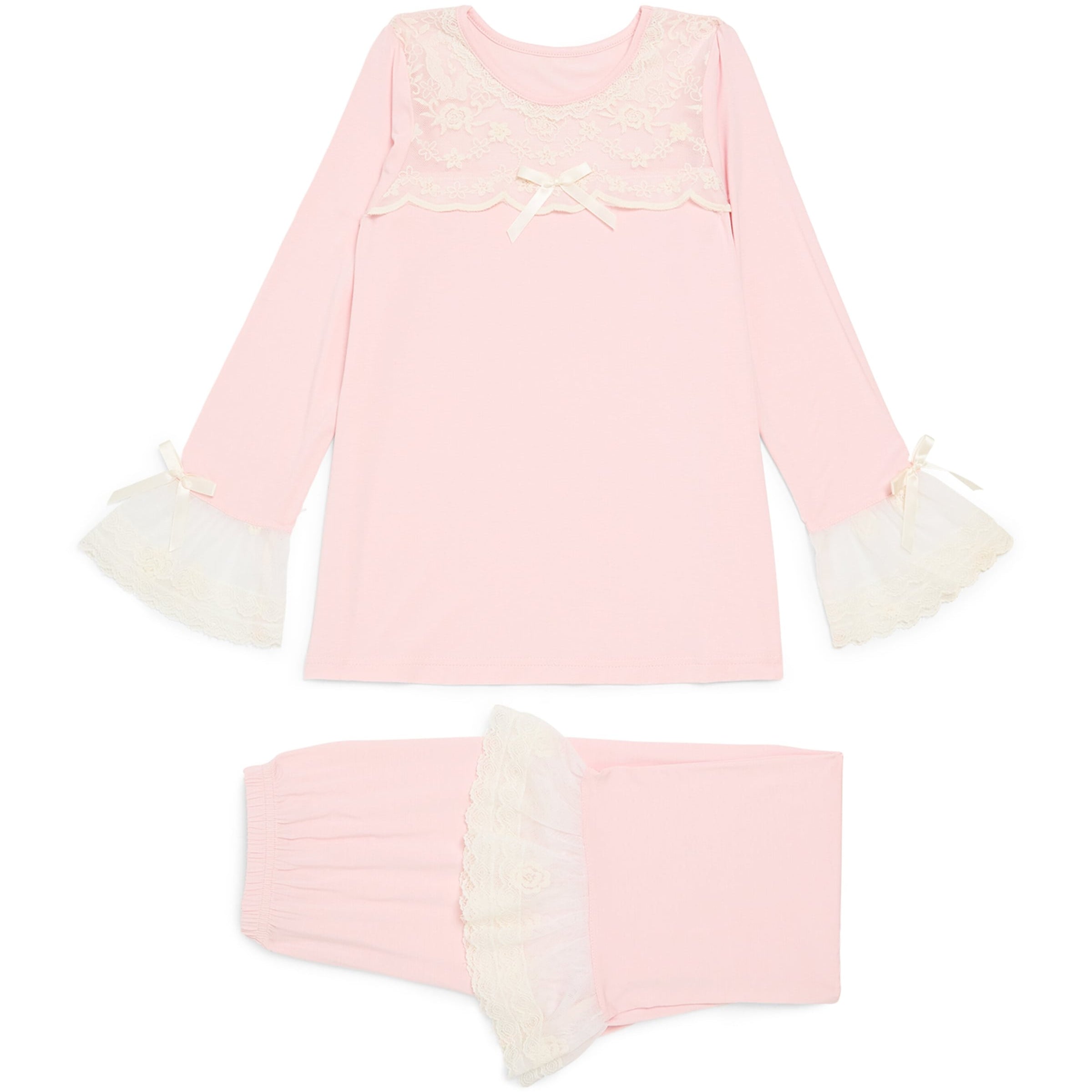 Lace-Trim Alana Pyjama Set (2-12 Years)