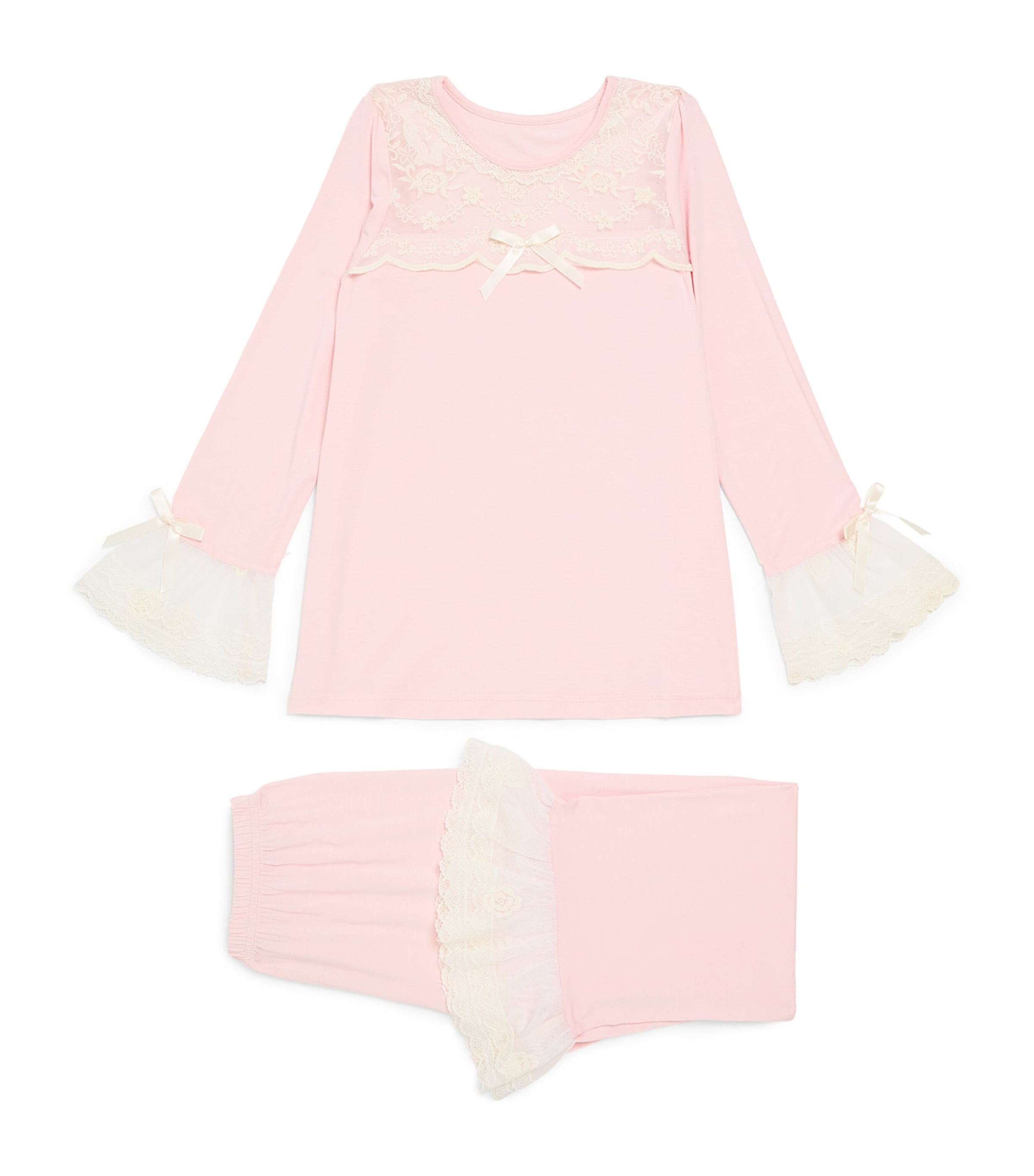Lace-Trim Alana Pyjama Set (2-12 Years)
