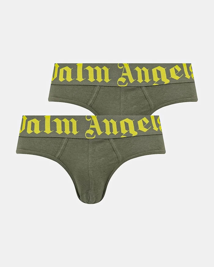 Palm Angels Erkek Pamuklu Slip 2'li