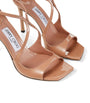 Pink Azia 95 Patent Leather Sandals