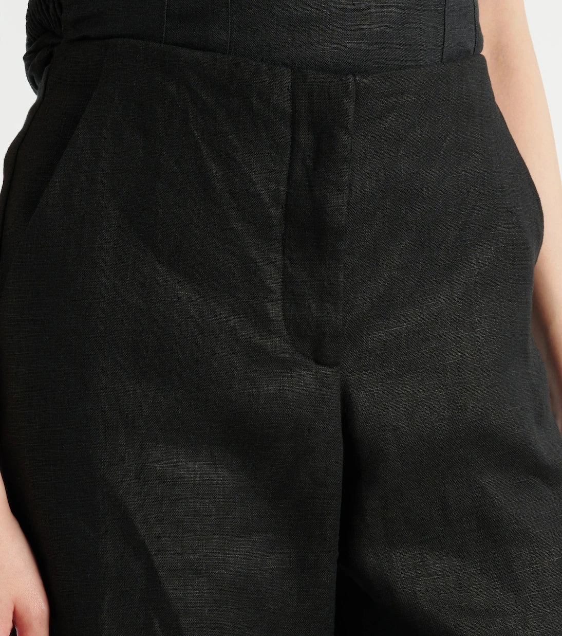 Faithfull - Sanne high-rise linen straight pants