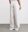 Cotton Poplin Wide-Leg Trousers