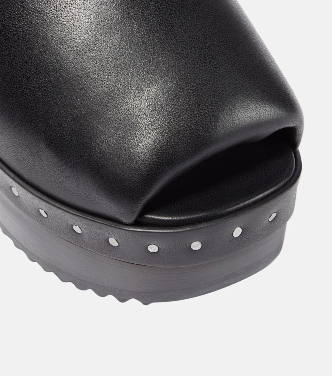 Rick Owens - Padded leather platform sandals