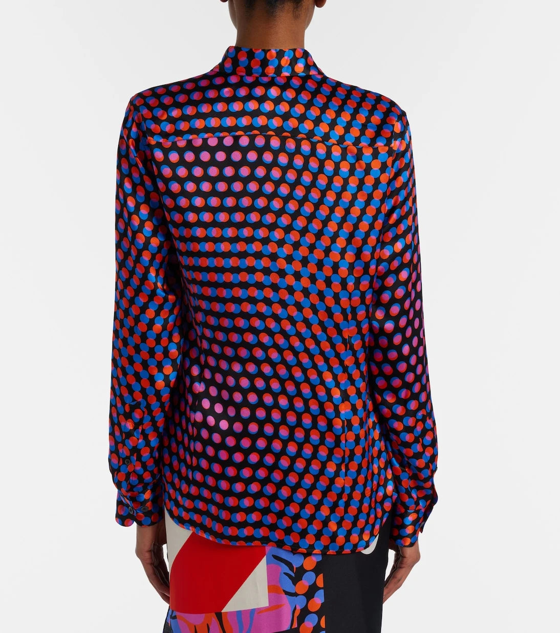 Dries Van Noten - Polka-dot silk shirt