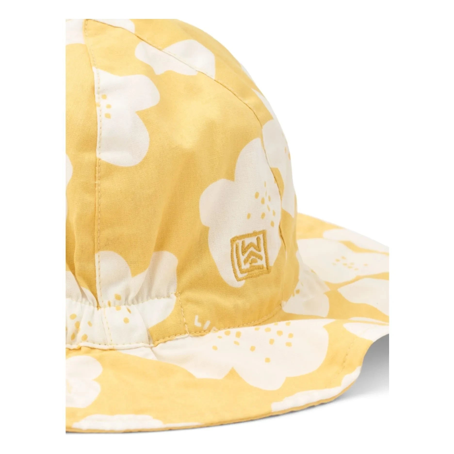 Liewood - Amélia Reversible Hat Organic Cotton Flowers | Yellow