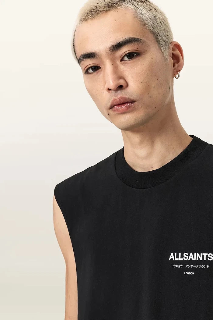 AllSaints тениска мъжка от памук UNDERGROUND