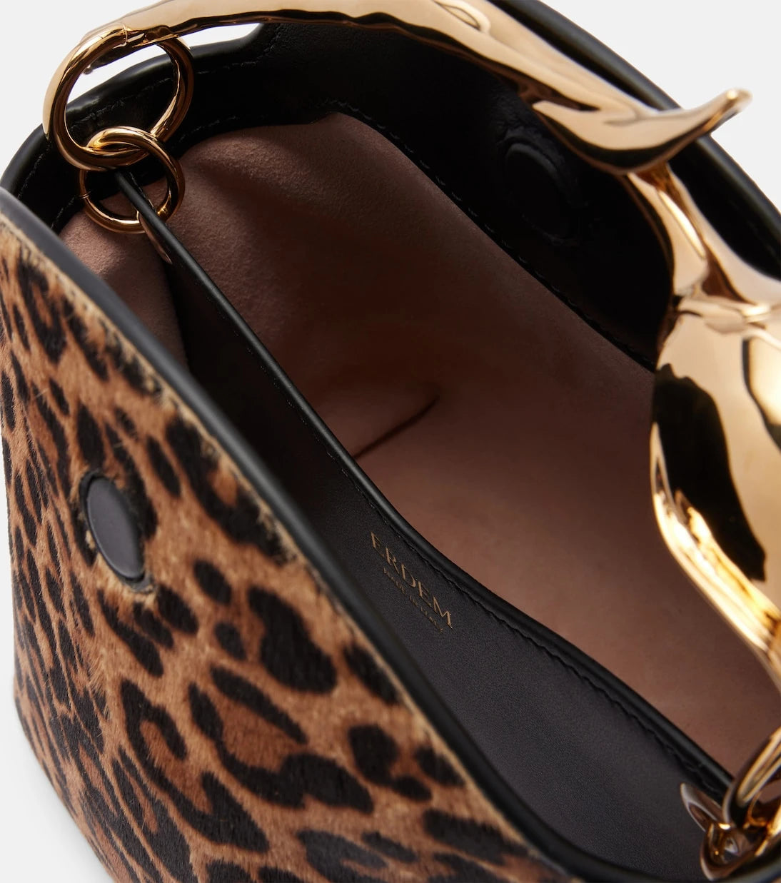 Erdem - Bloom Mini calf hair top-handle bag