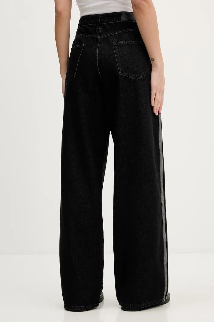 adidas Originals straight kadın Firebird kot pantolon