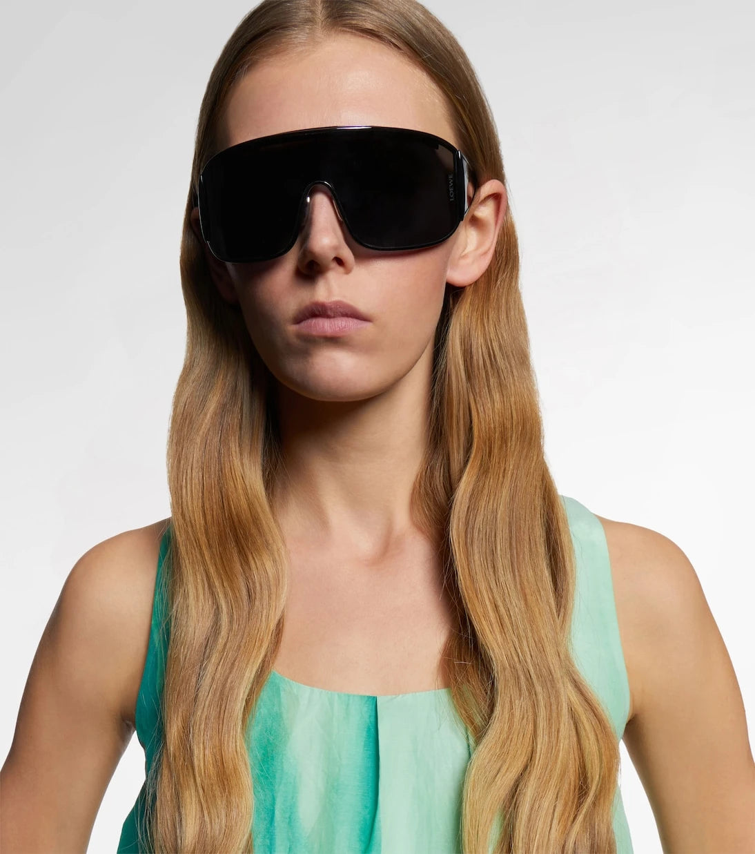 Loewe - Speed logo shield sunglasses