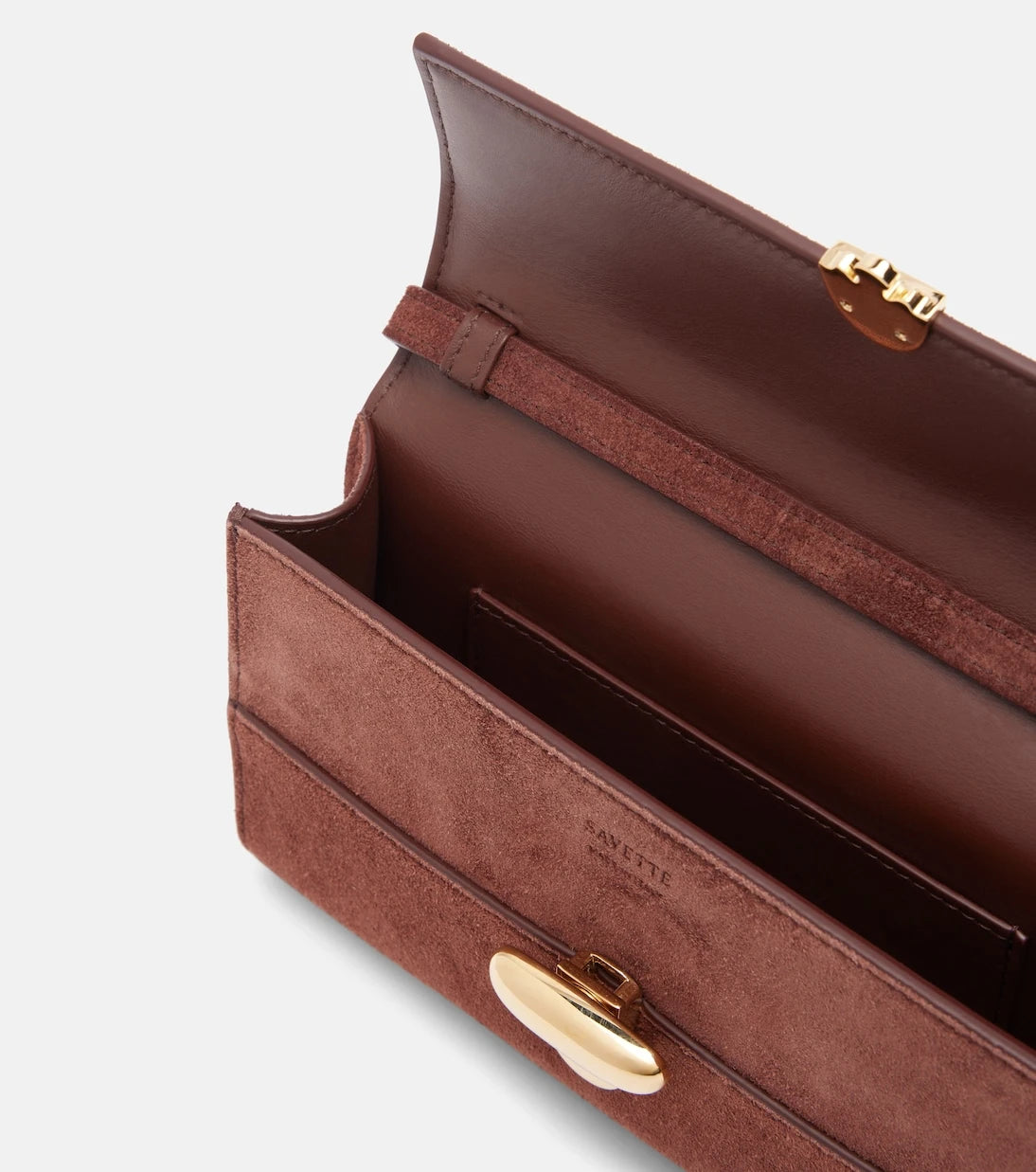 Savette - Symmetry Mini suede shoulder bag