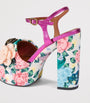 Embellished Floral Kensington Platform Sandals