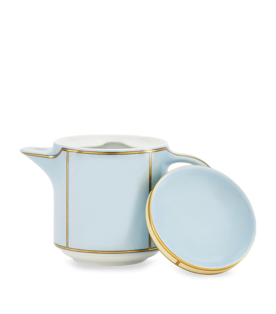 GINORI 1735 Porcelain Colonna Diva Celeste Coffee Pot (500ml)