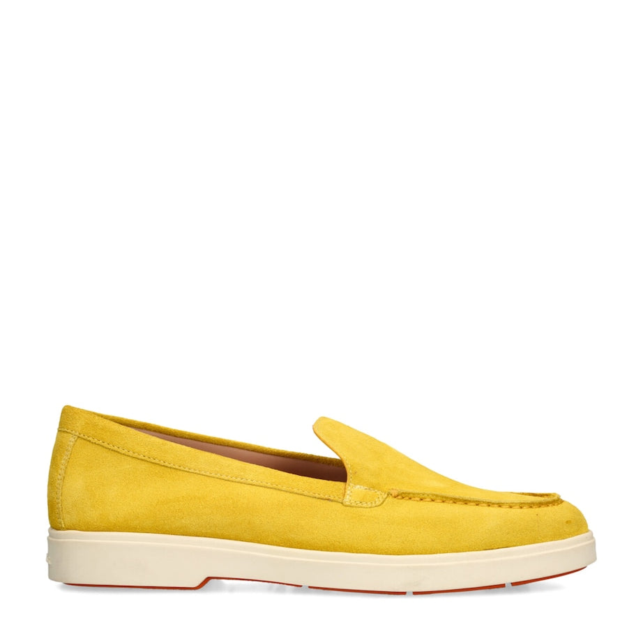 Yellow Suede Loafers