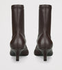 Toteme Brown Nappa Leather Heeled Boots 55