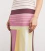 Silk Stripe Fontana Maxi Dress