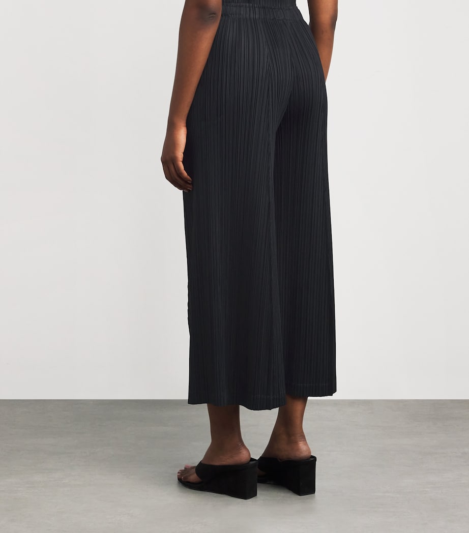 Pleats Please Issey Miyake Black Thicker Bottoms 1 Trousers