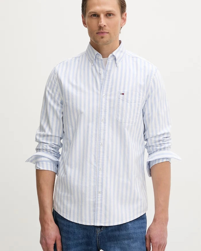 Tommy Jeans erkek pamuk gömlek