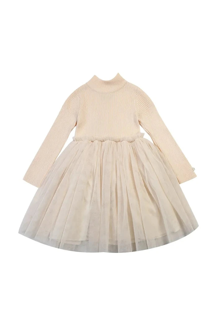Donsje Lotus Dress Çocuk Yün Elbise