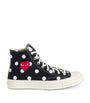 Comme Des Garçons Play x Converse Polka Dot Heart Chuck Taylor All Star '70 High-Top Sneakers