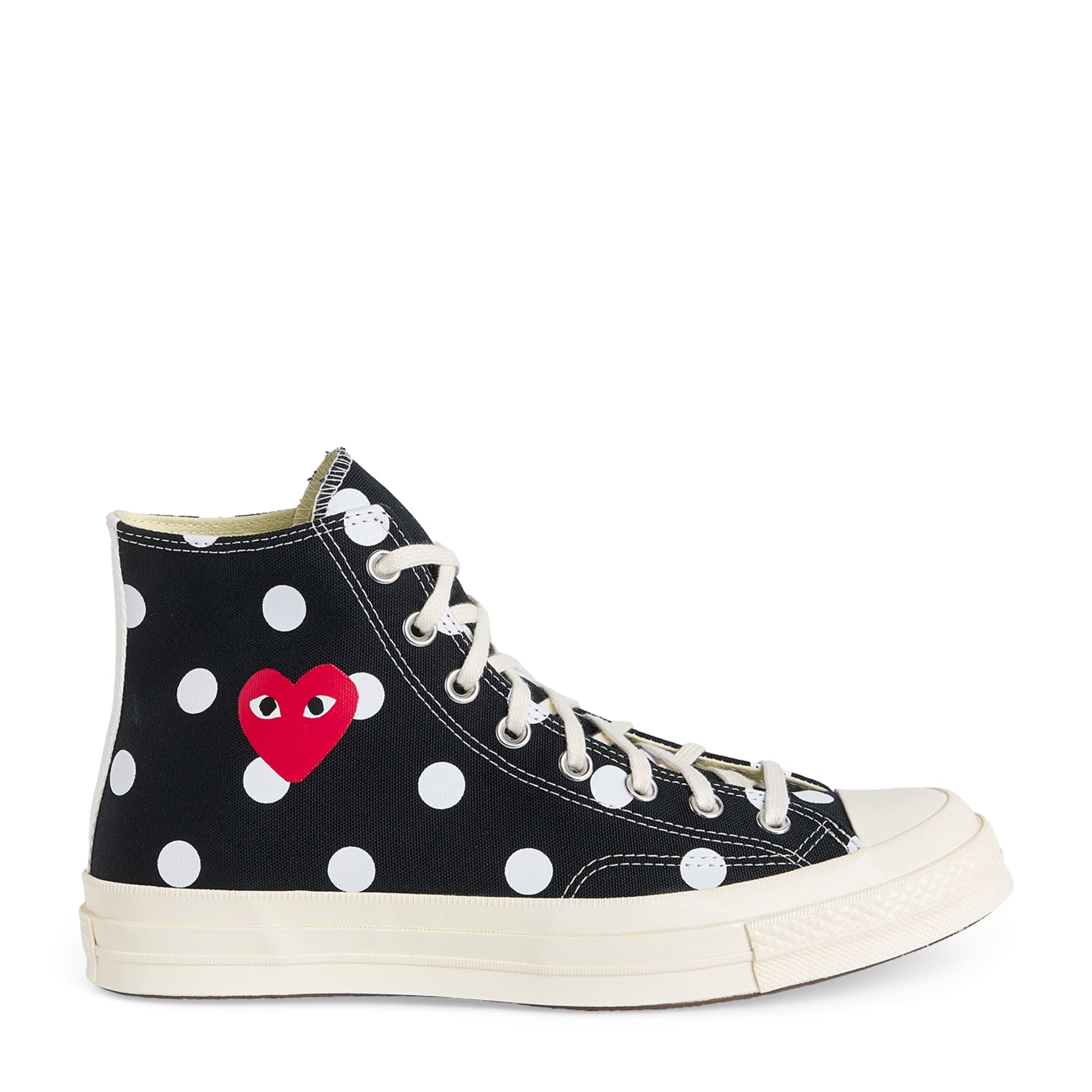 Comme Des Garçons Play x Converse Polka Dot Heart Chuck Taylor All Star '70 High-Top Sneakers