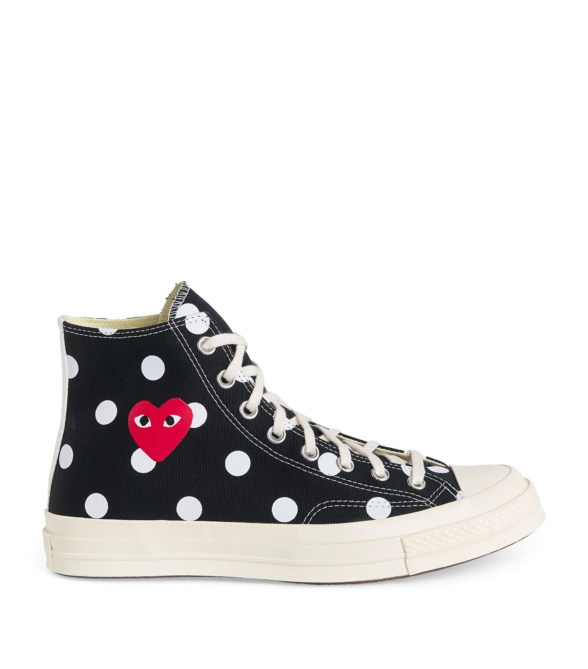 Comme Des Garçons Play x Converse Polka Dot Heart Chuck Taylor All Star '70 High-Top Sneakers