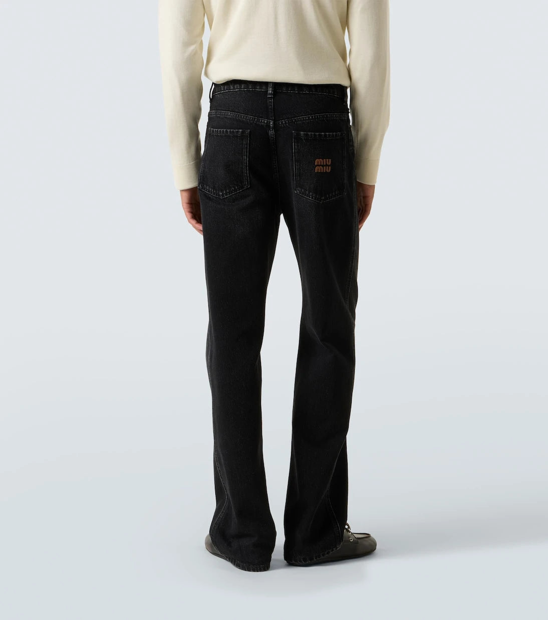 Miu Miu - Mid-rise straight jeans