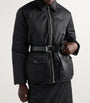 Prada Black Re-Nylon Down Belted Jacket