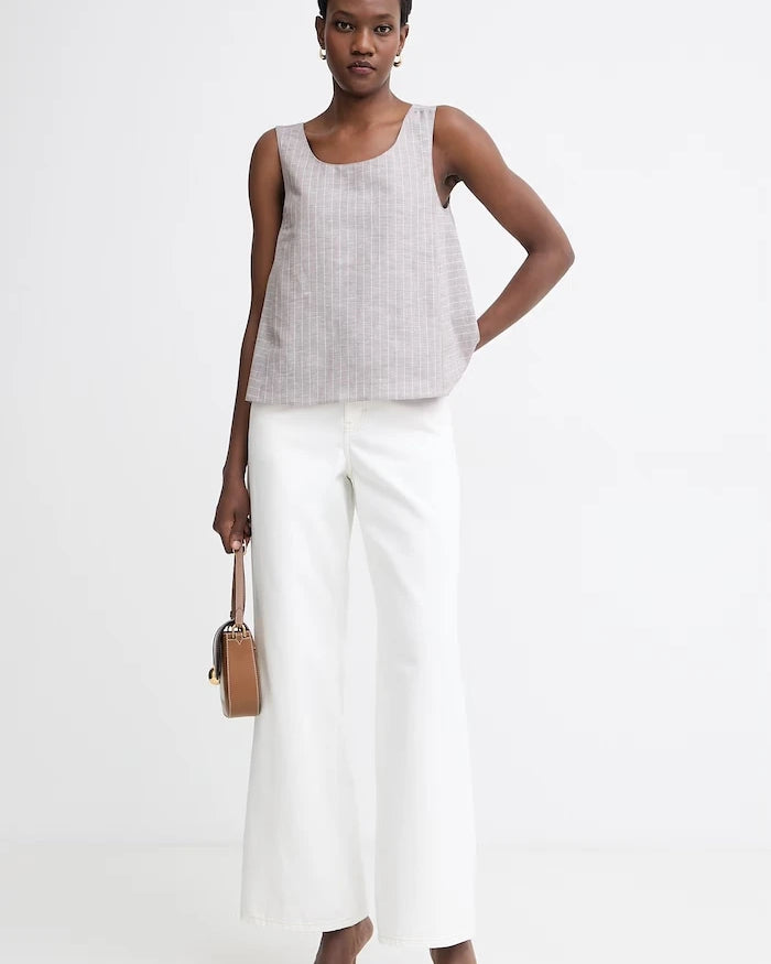 MM by Max Mara блуза дамска с лен CALIGA