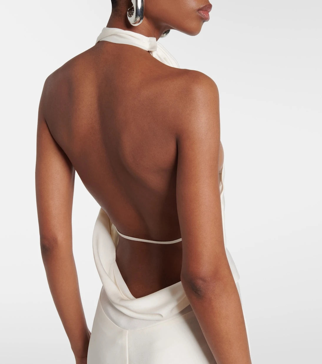Simkhai - Reannon draped satin gown