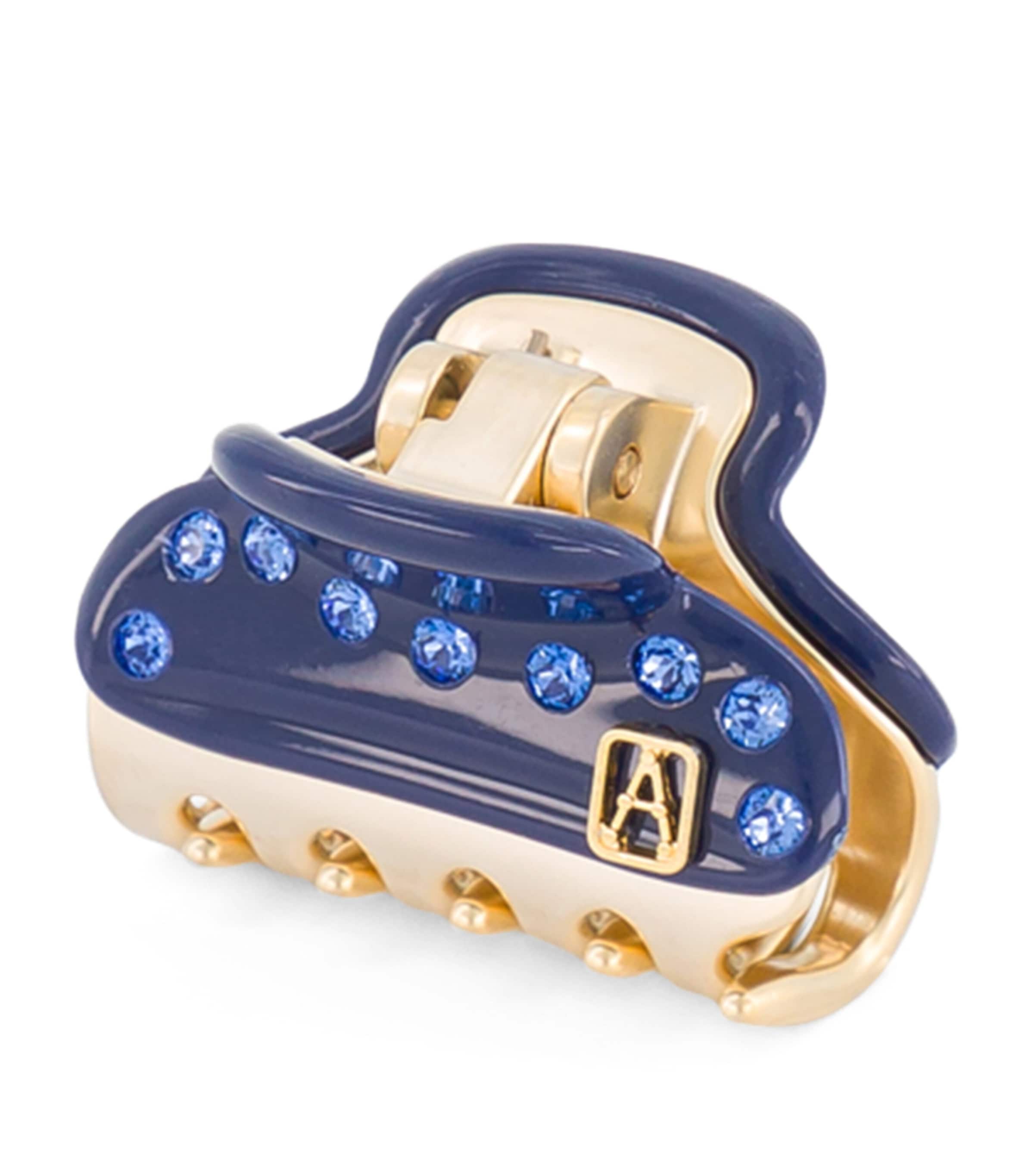 Alexandre de Paris Gold-Plated Crystal-Embellished Claw Hair Clip