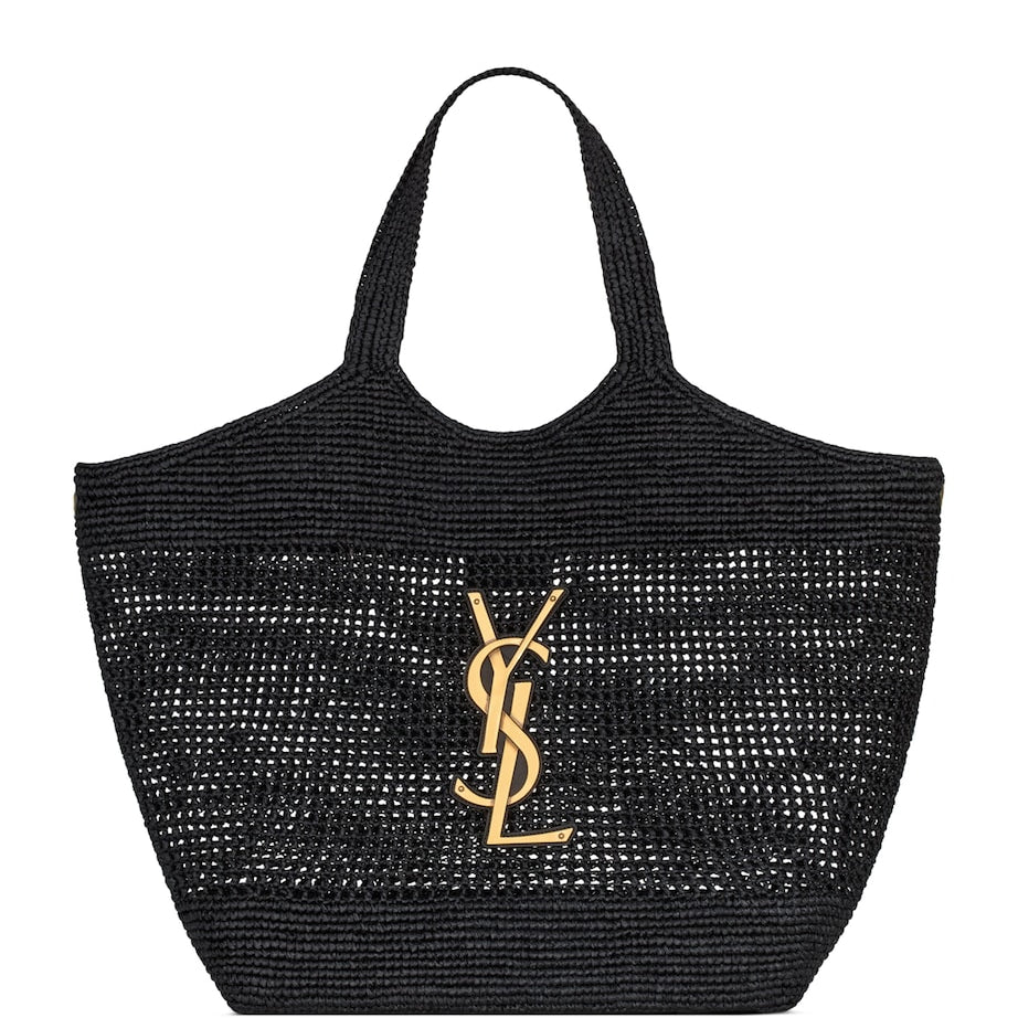 Saint Laurent Black Maxi Icare Tote Bag