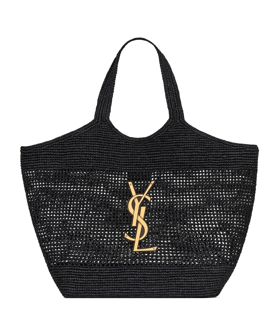 Saint Laurent Black Maxi Icare Tote Bag